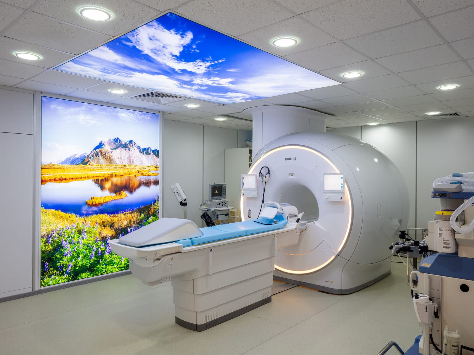 MRI suite at King's Medical Imaging Centre